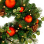 Christabelle 2.74m Sable Fir Christmas Garland Pre Lit Multi Function LED Timer Mantel Staircase Xmas Decoration Home thumbnail 10