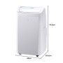 Olimpia Splendid Portable 4.1kW Air Conditioner with WiFi & Remote SERENITY14 thumbnail 2