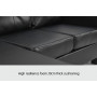Corner Sofa Lounge Couch with Chaise - Black thumbnail 4