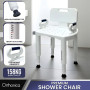 Orthonica Premium Adjustable Shower Chair with Armrests 158kg Capacity thumbnail 10