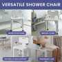 Orthonica Premium Adjustable Shower Chair with Armrests 158kg Capacity thumbnail 8