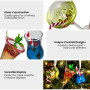 Christabelle 3 Glass Cocktail Christmas Ornaments Assorted Novelty 13cm Xmas Tree Decorations Hanging Baubles thumbnail 4