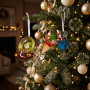 Christabelle 3 Glass Cocktail Christmas Ornaments Assorted Novelty 13cm Xmas Tree Decorations Hanging Baubles thumbnail 6