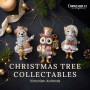Christabelle 3 Victorian Animal Christmas Ornaments Assorted Novelty 10cm Xmas Tree Decorations Hanging Baubles thumbnail 7