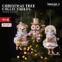 Christabelle 3 Victorian Animal Christmas Ornaments Assorted Novelty 10cm Xmas Tree Decorations Hanging Baubles thumbnail 8