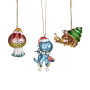 Christabelle 3 Sea Animal Christmas Ornaments Assorted Novelty Figures 7.5cm Xmas Tree Decorations Hanging Baubles thumbnail 1