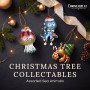 Christabelle 3 Sea Animal Christmas Ornaments Assorted Novelty Figures 7.5cm Xmas Tree Decorations Hanging Baubles thumbnail 7
