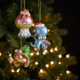Christabelle 3 Sea Animal Christmas Ornaments Assorted Novelty Figures 7.5cm Xmas Tree Decorations Hanging Baubles thumbnail 4