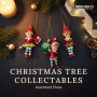 Christabelle 3 Elf Christmas Ornaments Assorted Novelty Figures 10.5cm Xmas Tree Decorations Hanging Baubles thumbnail 7