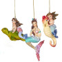 Christabelle 3 Mermaid Christmas Ornaments Assorted Novelty Figures 13cm Xmas Tree Decorations Hanging Baubles thumbnail 1