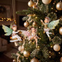 Christabelle 3 Fairy Christmas Ornaments Assorted Novelty Figures 10cm Xmas Tree Decorations Hanging Baubles thumbnail 5