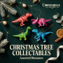Christabelle 4 Dinosaur Christmas Ornaments Assorted Novelty Figures 15cm Xmas Tree Decorations Hanging Baubles thumbnail 7