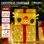 Christabelle Animated Snowman in a Gift Box LED Christmas Tree Decoration Ornament Lights Xmas thumbnail 1