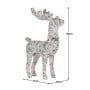 Christabelle 112cm Animated Reindeer Christmas LED Lights Indoor Outdoor Yard Statue Decoration thumbnail 3