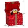 Christabelle 30cm Animated Penguin Gift Box Christmas Light Up DisplayLED Outdoor Indoor Xmas Yard Lawn Statue thumbnail 6