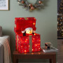 Christabelle 30cm Animated Penguin Gift Box Christmas Light Up DisplayLED Outdoor Indoor Xmas Yard Lawn Statue thumbnail 9
