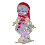 Christabelle 61cm Animated Skiing Snowman Christmas Light Up Display LED Outdoor Indoor Xmas Yard Lawn Statue Home Decor thumbnail 1