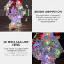 Christabelle 61cm Animated Skiing Snowman Christmas Light Up Display LED Outdoor Indoor Xmas Yard Lawn Statue Home Decor thumbnail 3