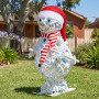 Christabelle 61cm Animated Skiing Snowman Christmas Light Up Display LED Outdoor Indoor Xmas Yard Lawn Statue Home Decor thumbnail 5