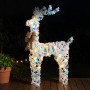 Christabelle 76cm Animated Standing Reindeer Christmas Light Up Display LED Outdoor Indoor Xmas Yard Lawn Statue thumbnail 4