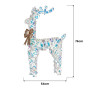 Christabelle 76cm Animated Standing Reindeer Christmas Light Up Display LED Outdoor Indoor Xmas Yard Lawn Statue thumbnail 5