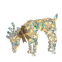 Christabelle 66cm Grazing Reindeer Christmas Light Up Display Animated LED Outdoor Indoor Xmas Yard Lawn Statue thumbnail 1