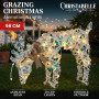 Christabelle 66cm Grazing Reindeer Christmas Light Up Display Animated LED Outdoor Indoor Xmas Yard Lawn Statue thumbnail 2