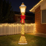 Christabelle 1.5m Festive Lamp Post Christmas Light Up Display LED Outdoor Indoor Xmas Yard Lawn Statue Home Decor thumbnail 7