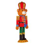 Christabelle 1.47m Teddy Bear Nutcracker Christmas Light Up Display LED Outdoor Indoor Xmas Yard Lawn Statue Home Decor thumbnail 5