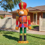 Christabelle 1.47m Teddy Bear Nutcracker Christmas Light Up Display LED Outdoor Indoor Xmas Yard Lawn Statue Home Decor thumbnail 6