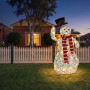 Christabelle 92cm Snowman Christmas Light Up Display Animated LED Outdoor Indoor Xmas Yard Lawn Statue Home Decor thumbnail 3
