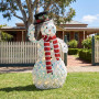 Christabelle 92cm Snowman Christmas Light Up Display Animated LED Outdoor Indoor Xmas Yard Lawn Statue Home Decor thumbnail 7