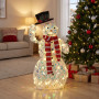Christabelle 92cm Snowman Christmas Light Up Display Animated LED Outdoor Indoor Xmas Yard Lawn Statue Home Decor thumbnail 10