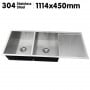 304 Stainless Steel Sink - 1114 x 450mm thumbnail 1