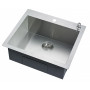 304 Stainless Steel Undermount Topmount Kitchen Laundry Sink - 530 x 500mm thumbnail 1