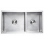 304 Stainless Steel Undermount Topmount Kitchen Laundry Sink - 715 x 450mm thumbnail 4