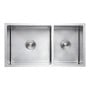 Kartrite 304 Stainless Steel Kitchen Sink 715 x 450mm Single Bowl Undermount Drop-In Laundry Sink with Strainer Waste thumbnail 1