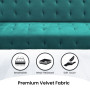 Ava Tufted Velvet Sofa Bed by Sarantino - Green thumbnail 11