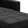 Suri 3-in-1 Convertible Lounge Chair Bed by Sarantino - Black thumbnail 9