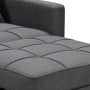 Suri 3-in-1 Convertible Lounge Chair Bed by Sarantino - Dark Grey thumbnail 8