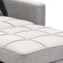 Suri 3-in-1 Convertible Sofa Chair Bed Lounger by Sarantino Light Grey thumbnail 8