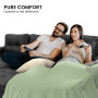 3-Seater Corner Sofa Bed Storage Chaise Couch Faux Leather - Black thumbnail 14