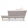 Sarantino Faux Linen Corner Sofa Lounge L-shaped Chaise Light Grey thumbnail 6