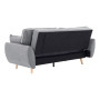 Sarantino 3 Seater Modular Linen Fabric Sofa Bed Couch - Light Grey thumbnail 7