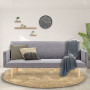 Sarantino 3 Seater Modular Linen Fabric Sofa Bed Couch Light Grey thumbnail 10