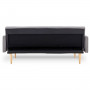 Sarantino 3 Seater Modular Linen Fabric Sofa Bed Couch Light Grey thumbnail 6
