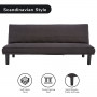 Sarantino 3 Seater M 2620 Modular Linen Sofa Bed Couch - Black thumbnail 2