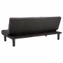 Sarantino 3 Seater M 2620 Modular Linen Sofa Bed Couch - Black thumbnail 6
