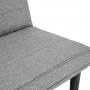 Sarantino 3 Seater M 2620 Modular Linen Sofa Bed Couch - Light Grey thumbnail 11