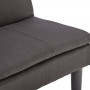Sarantino 3 Seater Modular Faux Linen Fabric Sofa Bed Couch - Black thumbnail 12